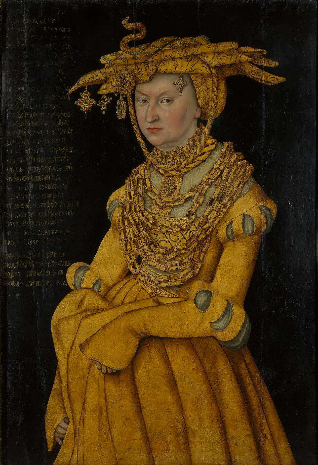 Portrait de la duchesse Catherine de Saxe - Lucas Cranach the Elder - Alpha Reproduction