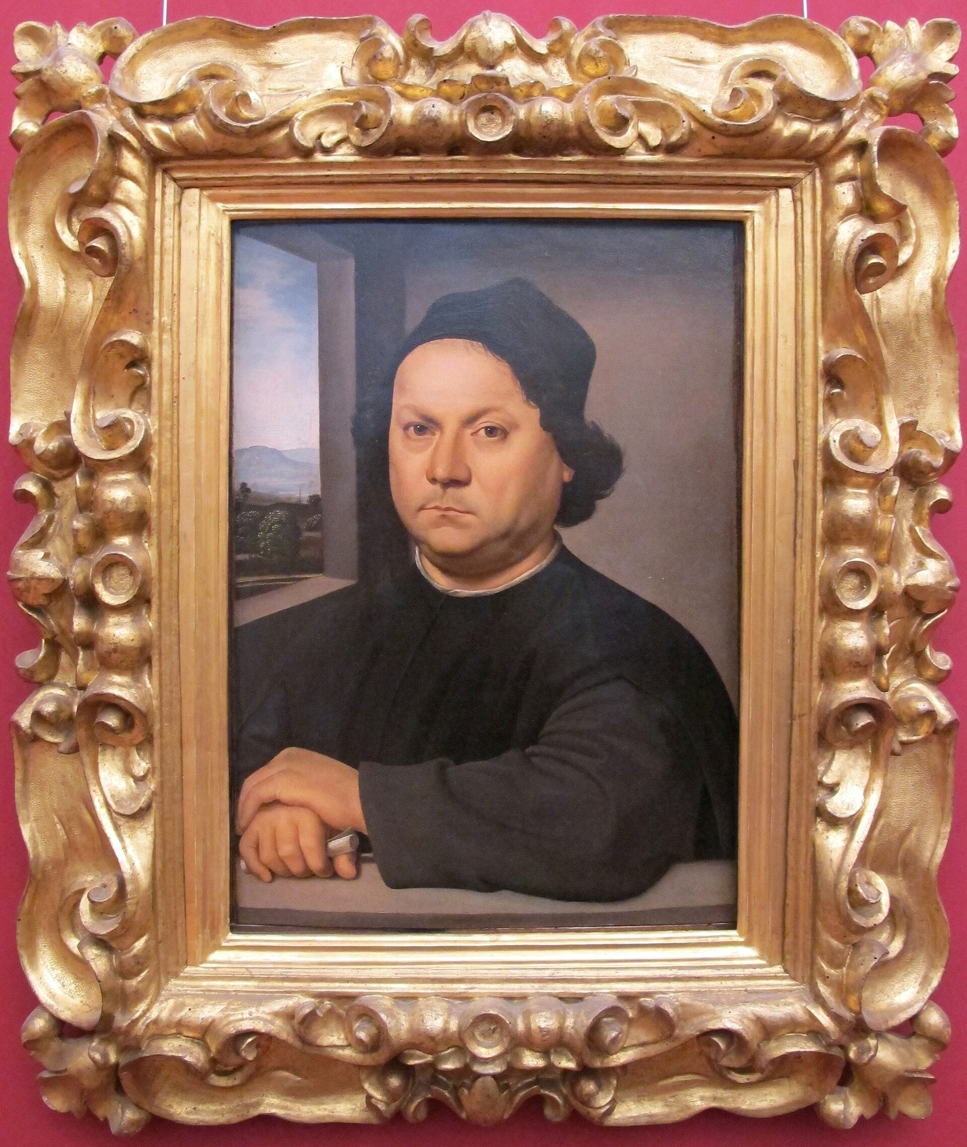 Portrett av Perugino - Raphael Sanzio