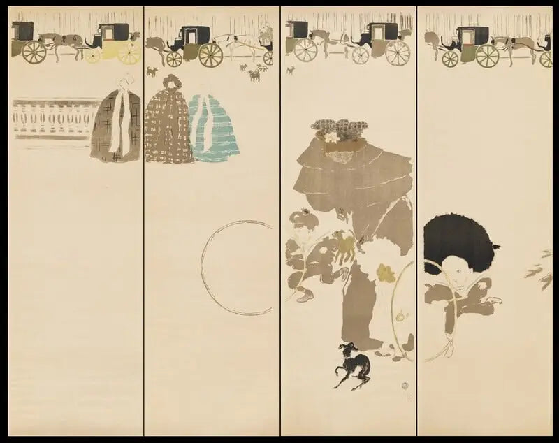 Nounouenes spasertur, Fiacrefrisen - Pierre Bonnard