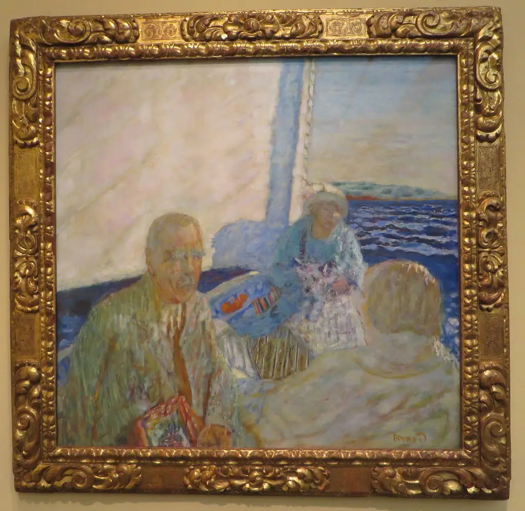 Reproduction du tableau « Promenade en bateau - Pierre Bonnard » par Alpha Reproduction en peinture à l’huile