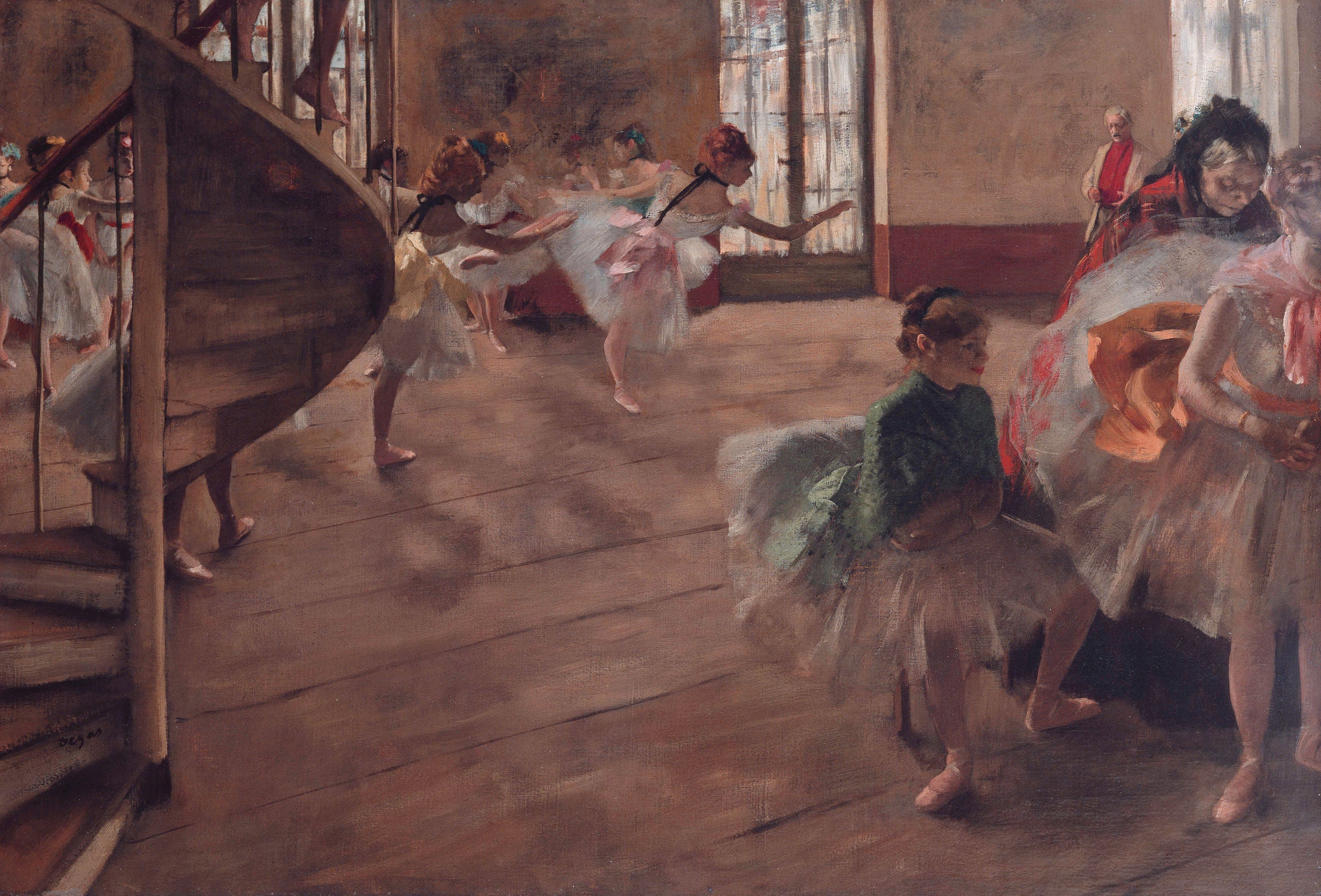 Ballettrepetisjon - Edgar Degas