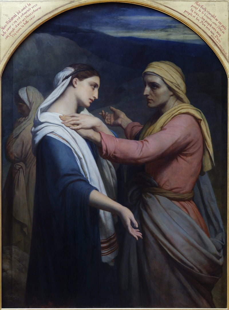 Ruth og Noémi, 1855 - Ary Scheffer