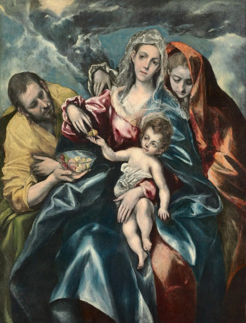 Den hellige familie med Maria Magdalena - El Greco