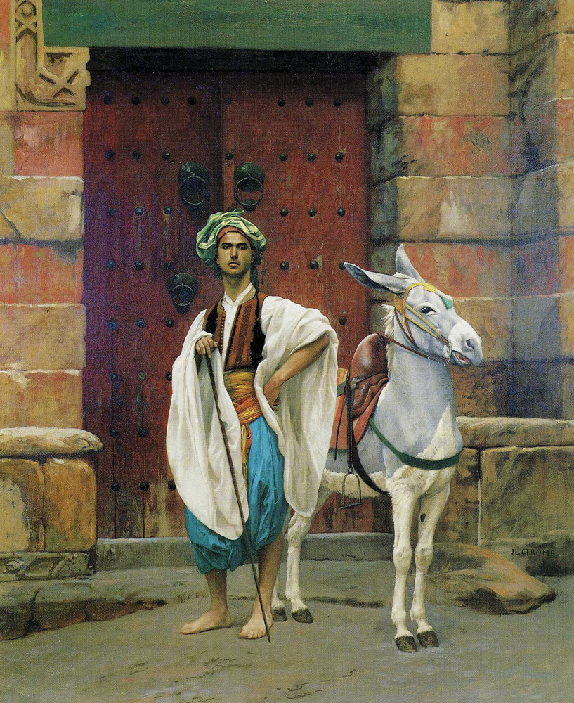 Saïs og hans esel - Jean-Léon Gérôme