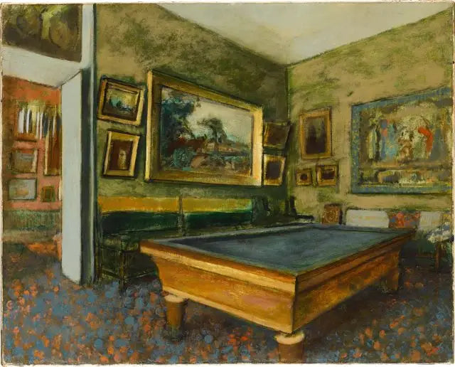 Salle de billard - Edgar Degas - Alpha Reproduction