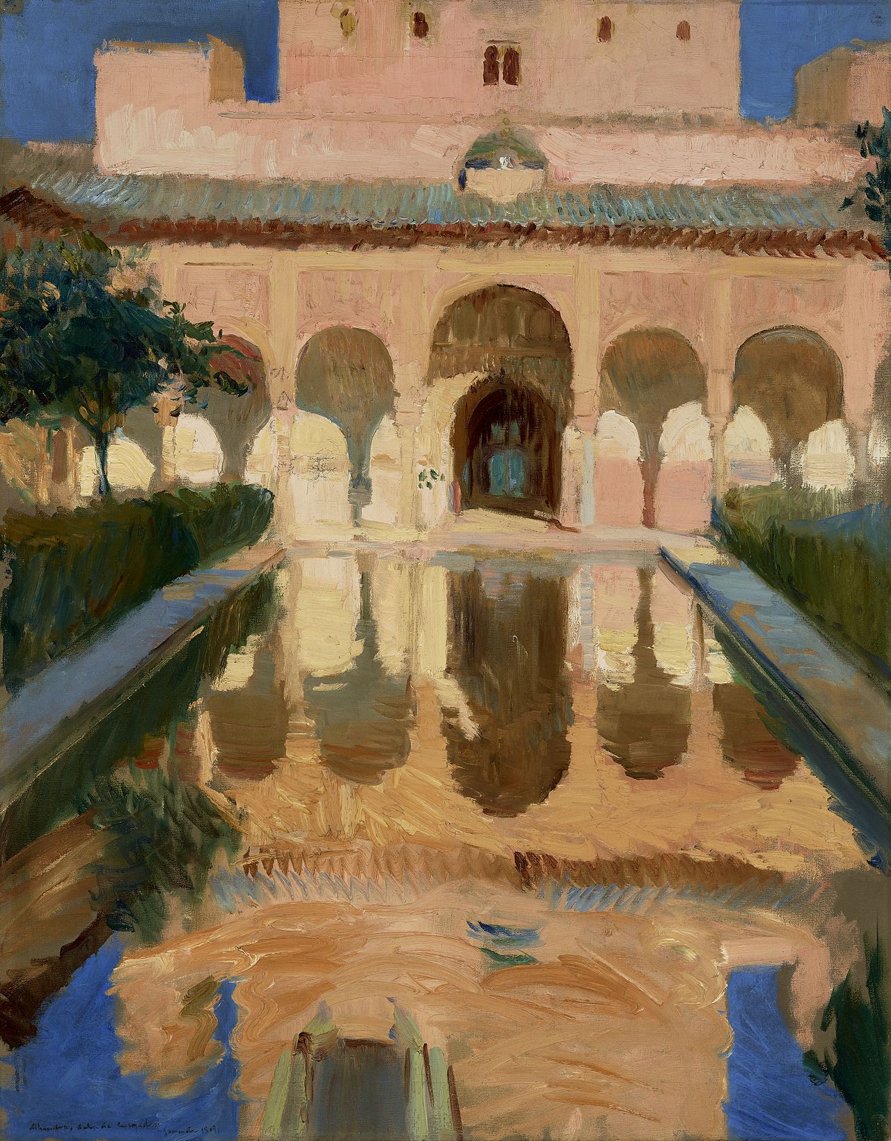 Reproduction du tableau « Salle des Ambassadeurs, Alhambra, Grenade - Joaquín Sorolla » par Alpha Reproduction en peinture à l’huile