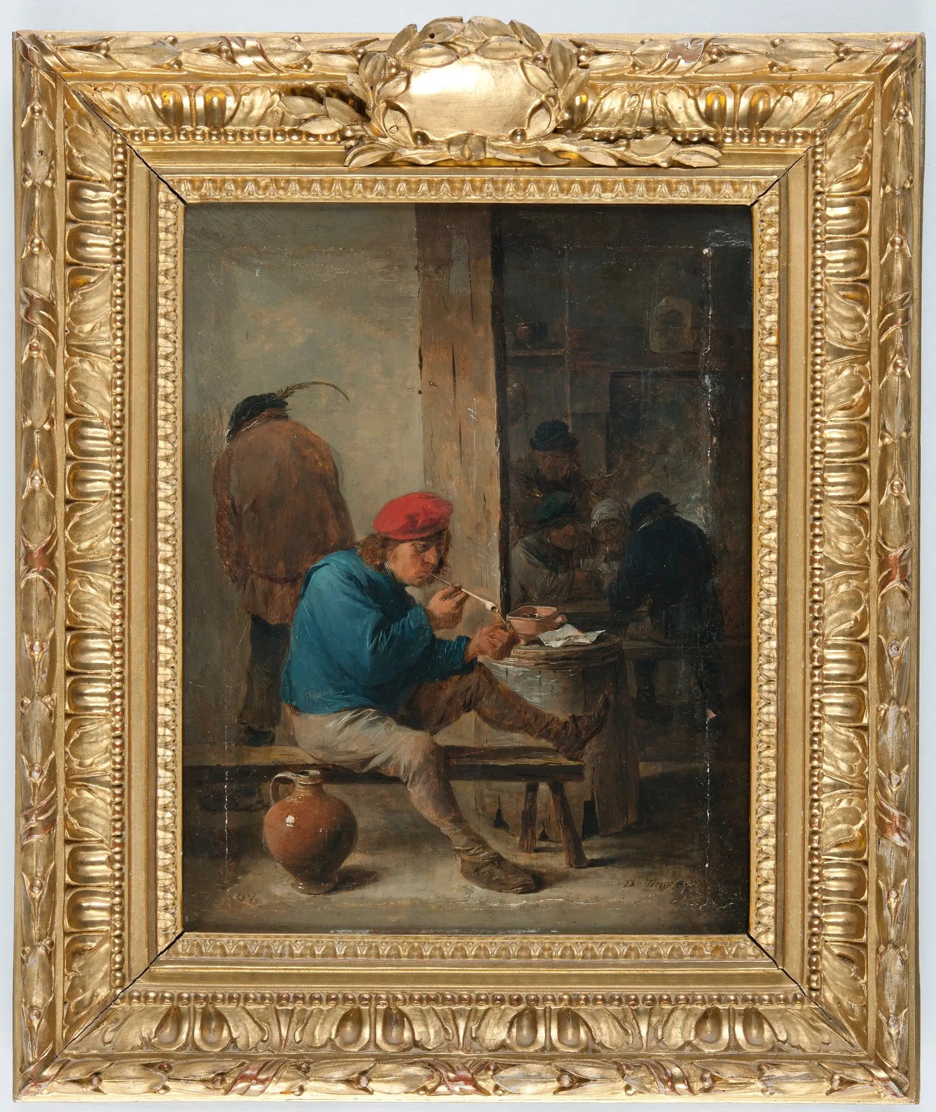 Scène de taverne avec fumeurs - David Teniers le Jeune - Alpha Reproduction