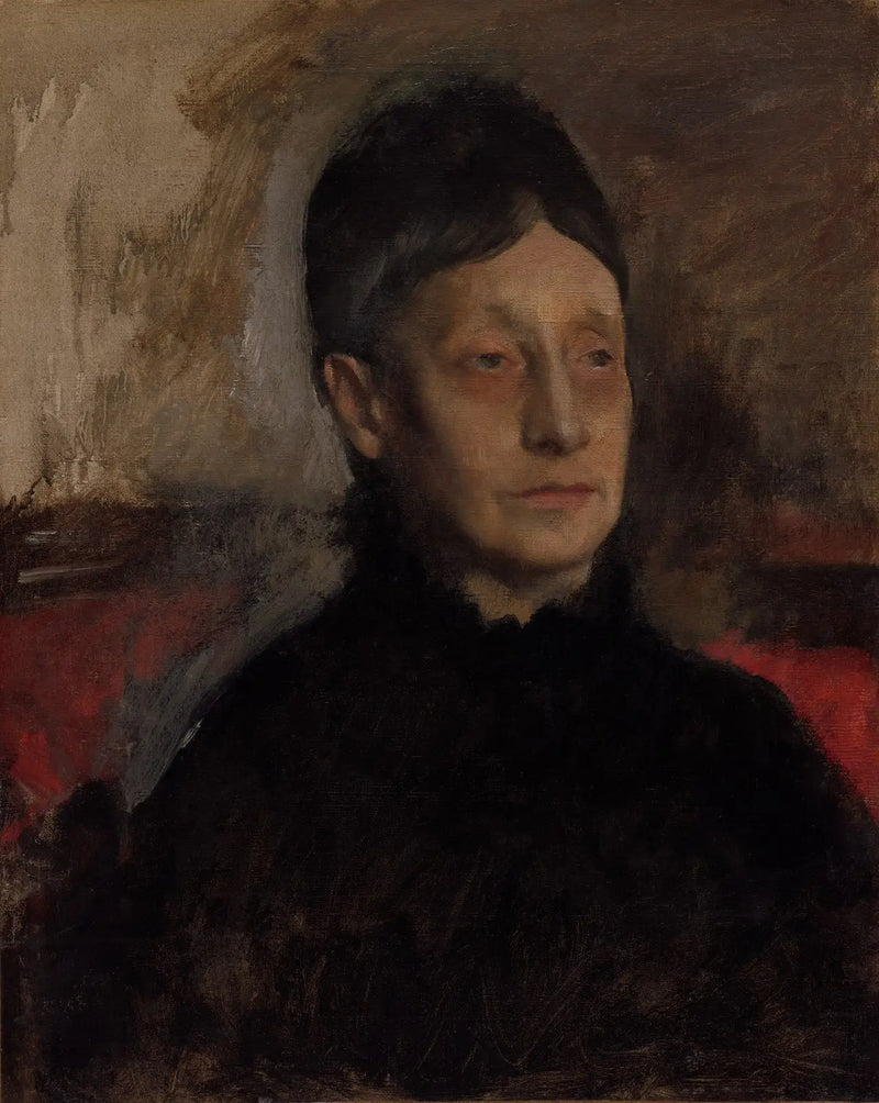Stefanina Primicile Carafa, markise av Cicerale og hertuginne av Montejasi - Edgar Degas