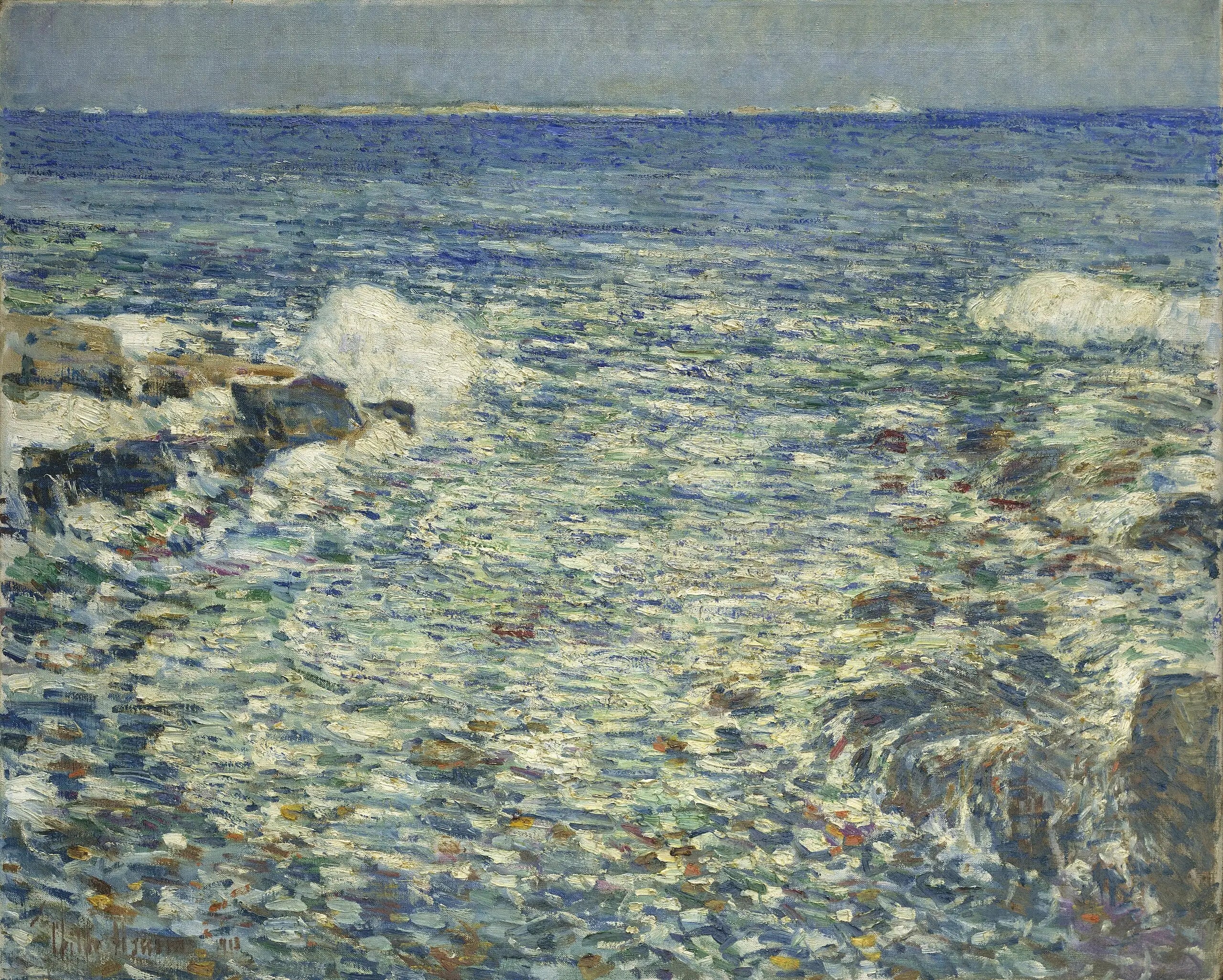 Surf Îles Shoals - Childe Hassam - Alpha Reproduction