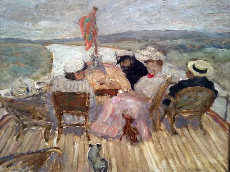 Reproduction du tableau « Sur le Yacht - Pierre Bonnard » par Alpha Reproduction en peinture à l’huile