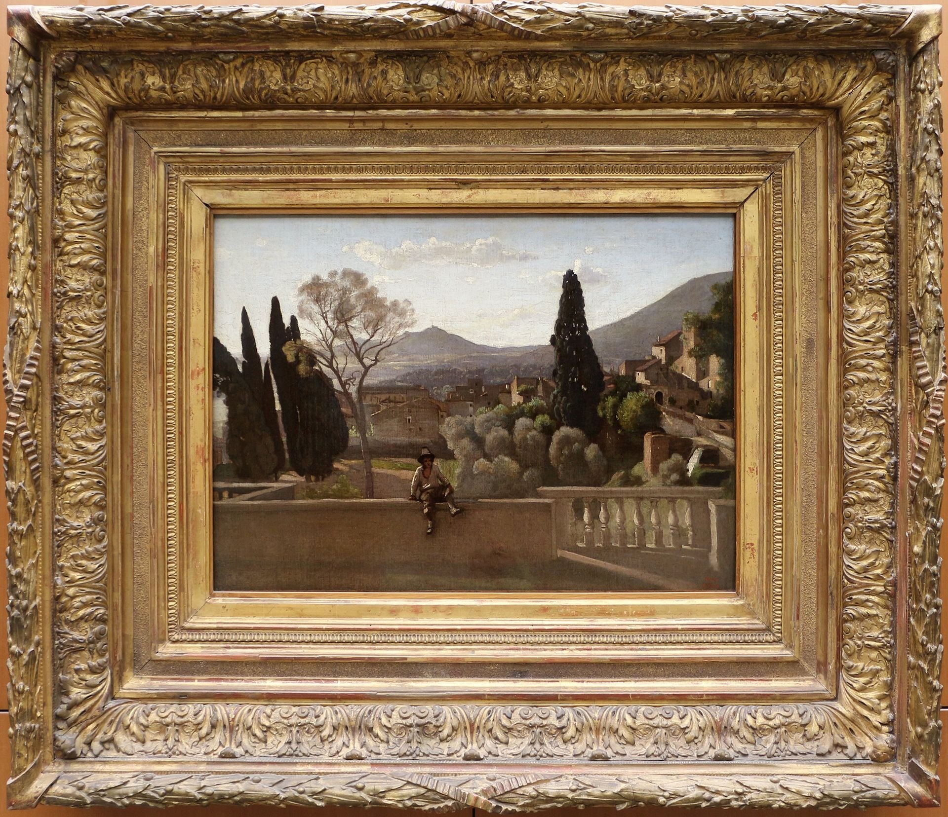 Tivoli, les jardins de la Villa d'Este - Jean-Baptiste Camille Corot