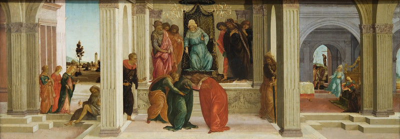 Tre scener fra Esters historie - Sandro Botticelli