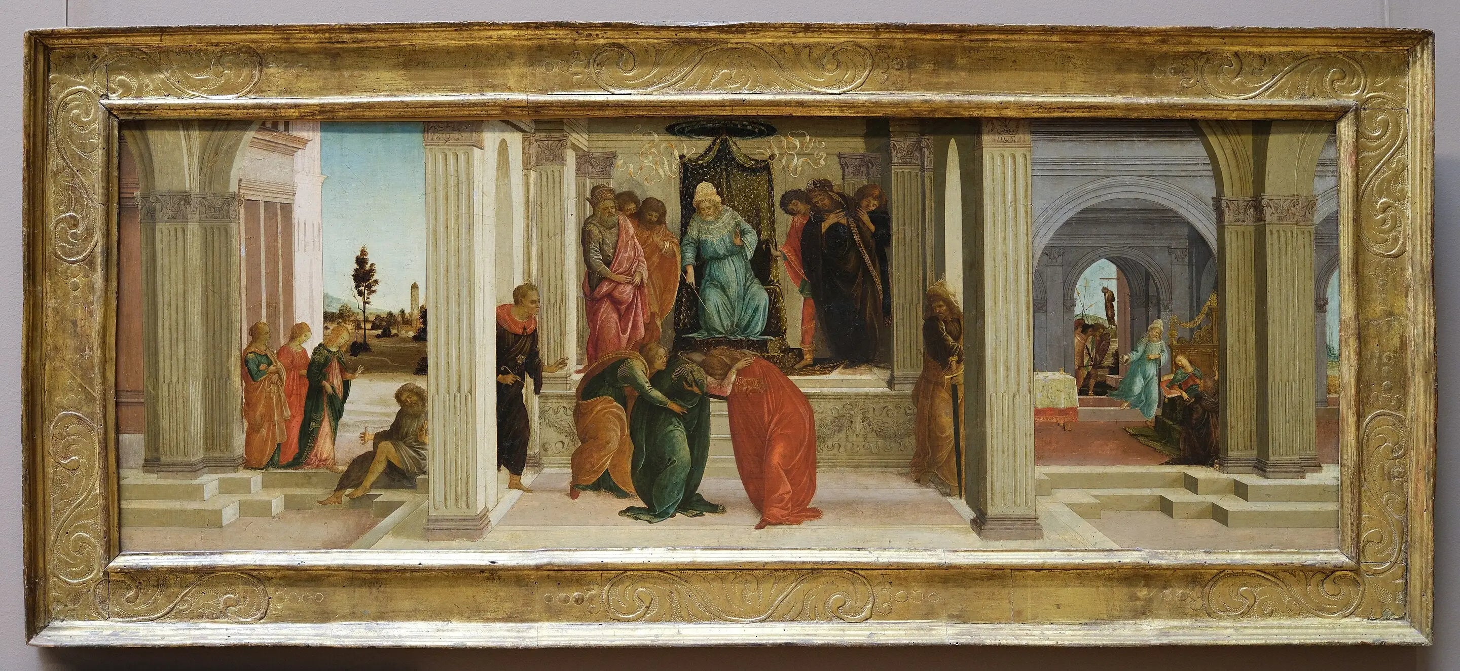 Trois scènes de l’histoire d’Esther - Sandro Botticelli - Alpha Reproduction