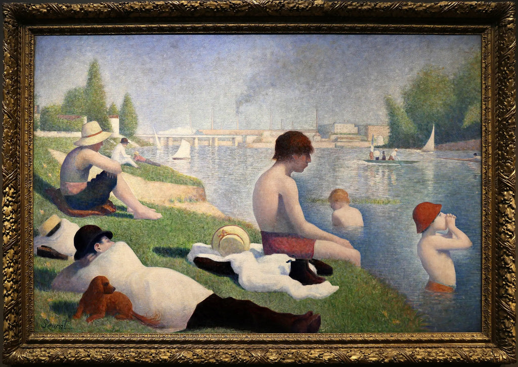 Une baignade à Asnières - Georges Seurat - Alpha Reproduction