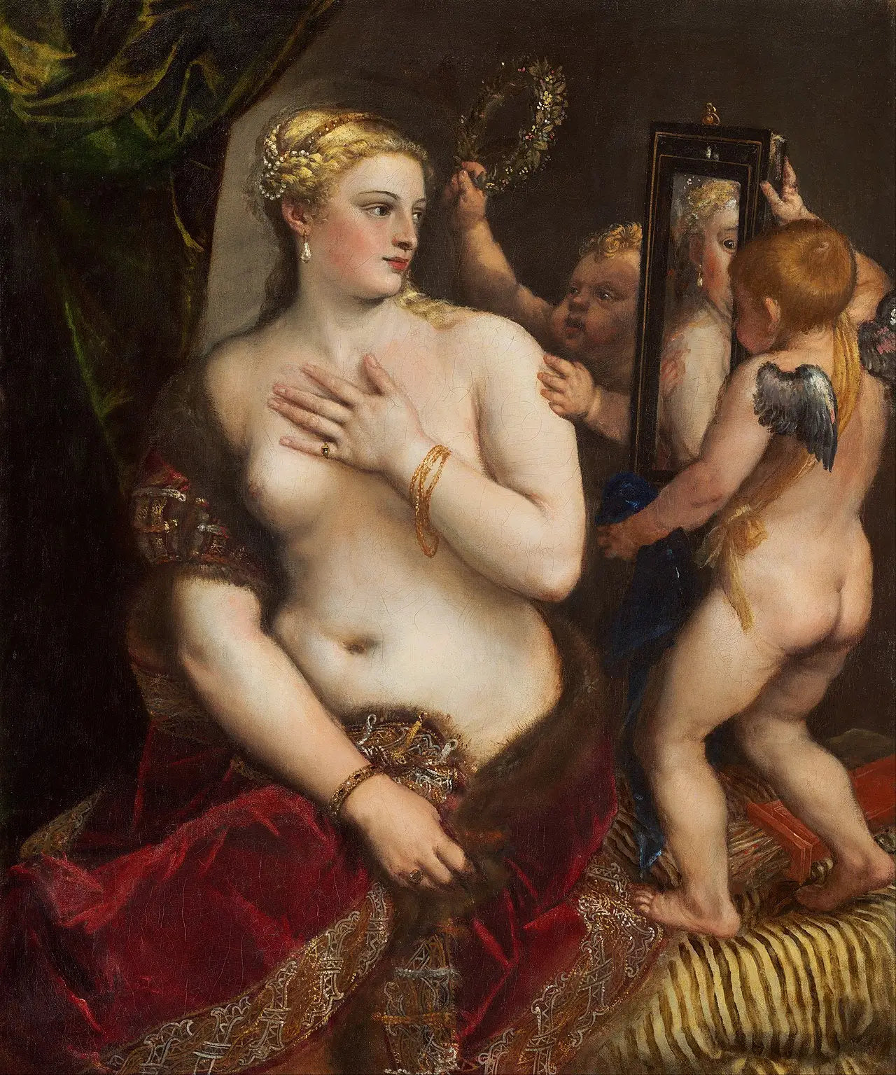 Vénus au miroir - Titian - Alpha Reproduction