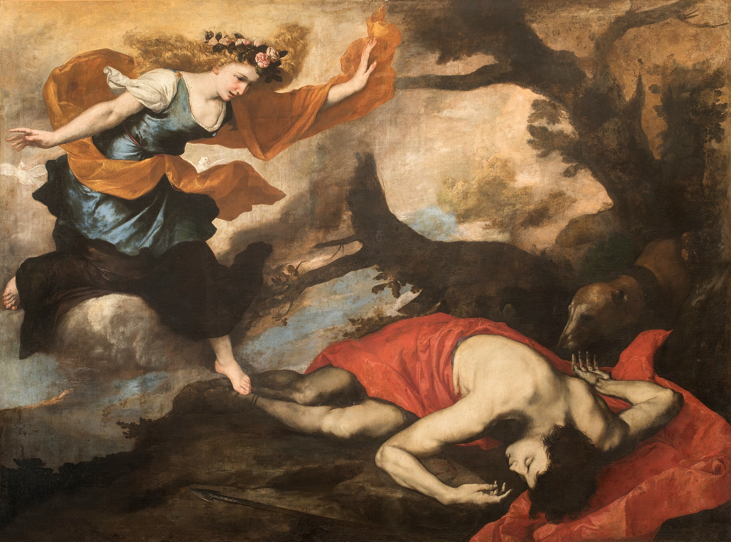 Vénus et Adonis - Jusepe de Ribera - Alpha Reproduction