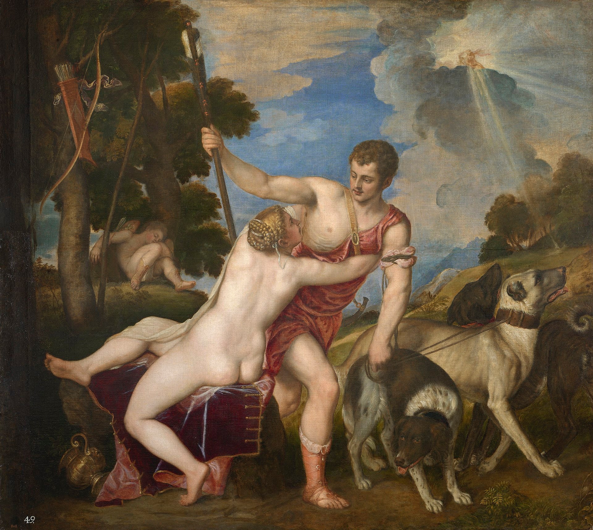 Vénus et Adonis - Titian