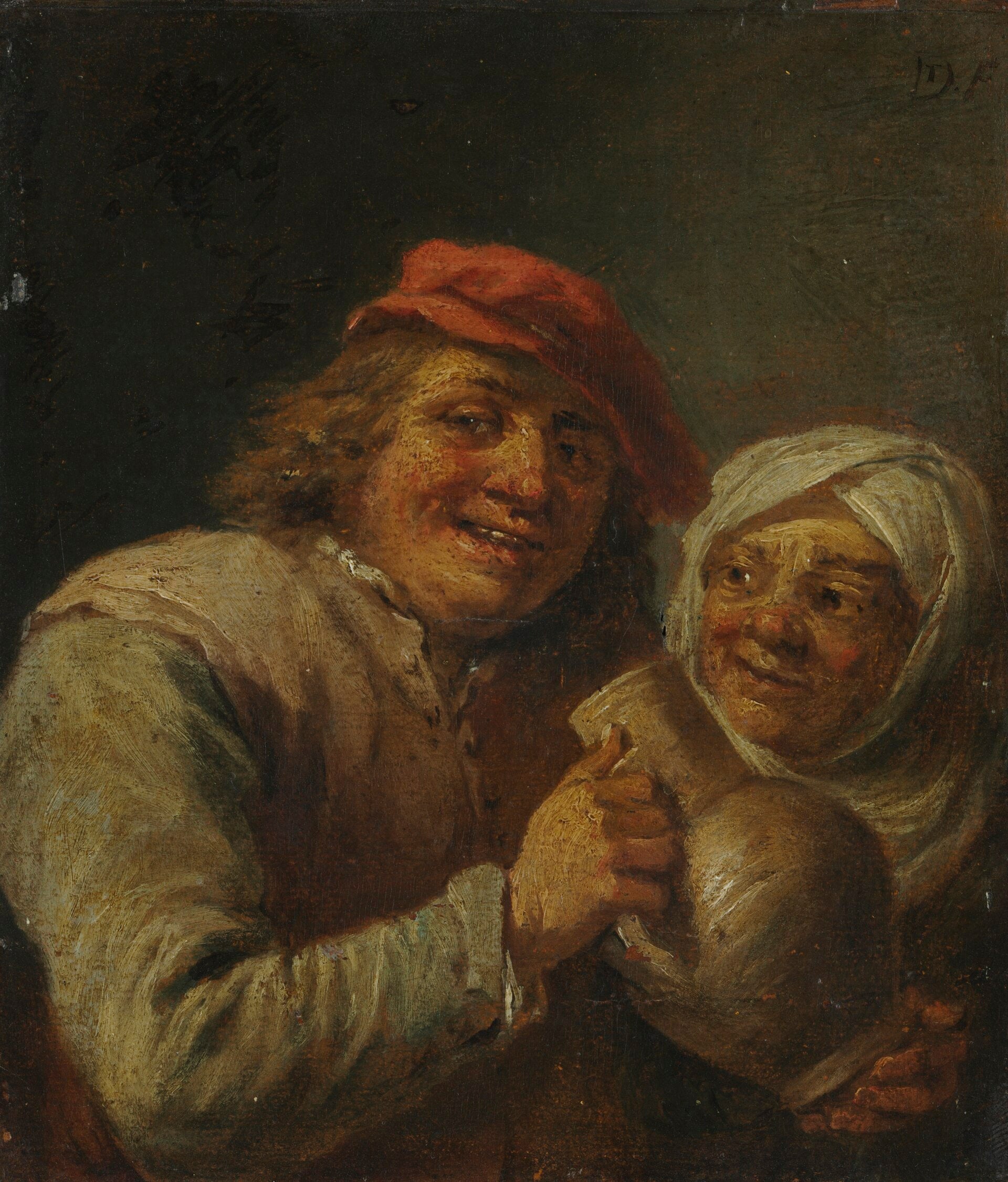 Vieil homme et femme - David Teniers le Jeune
