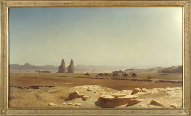 Utsikt over sletten i Theben (Øvre Egypt) - Jean-Léon Gérôme
