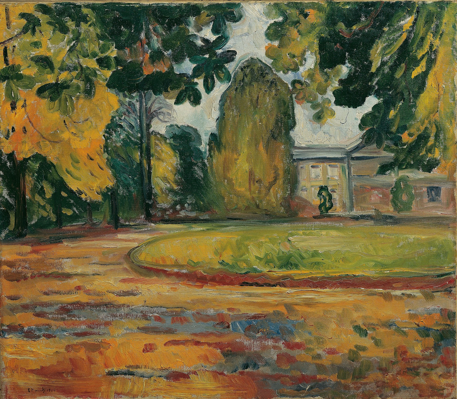 park ved Kösen - Edvard Munch