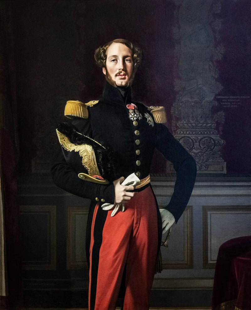Portrett av Ferdinand-Philippe, hertug av Orléans - Jean-Auguste-Dominique Ingres