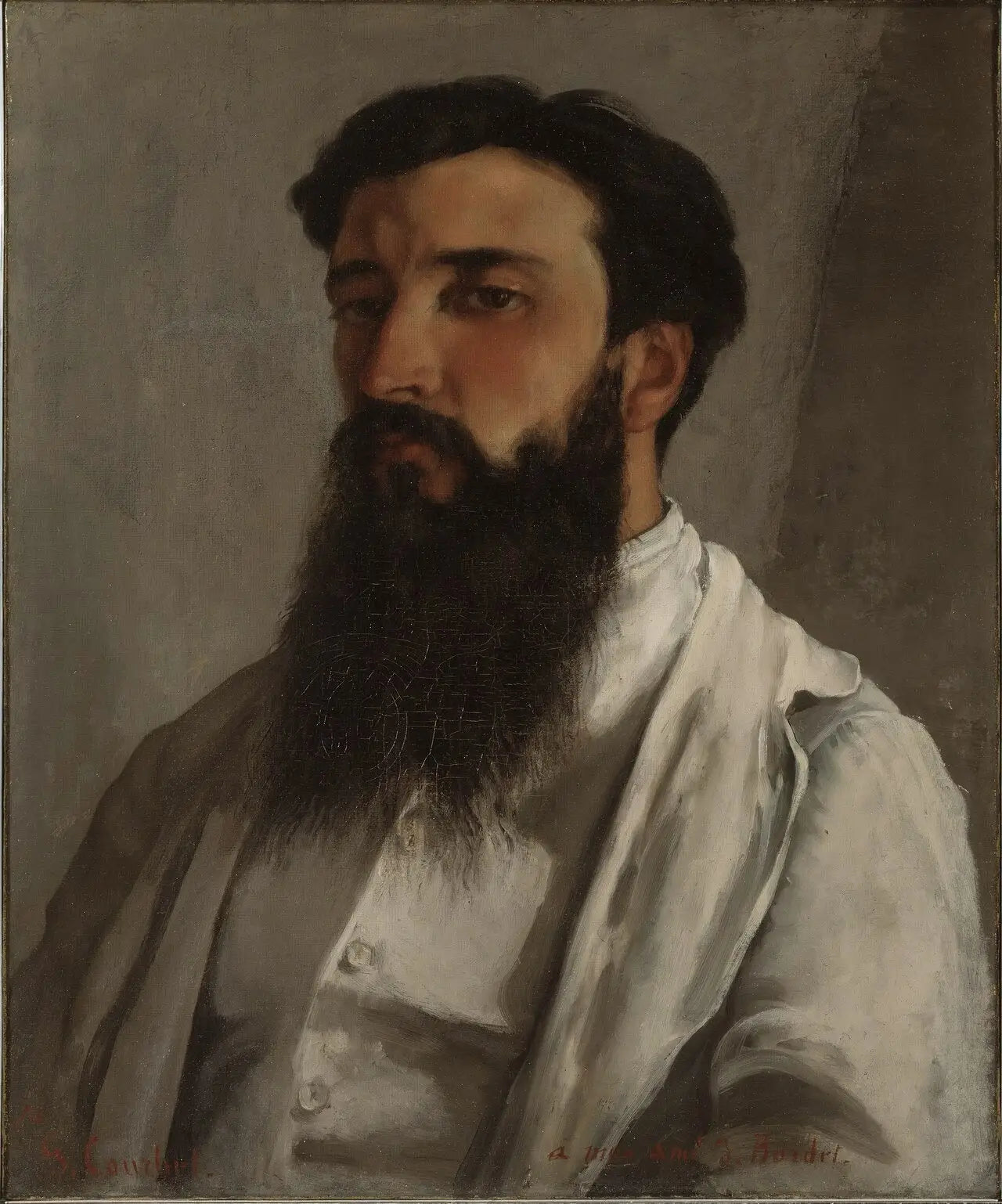 portrait de Jules Bordet - Gustave Courbet - Alpha Reproduction