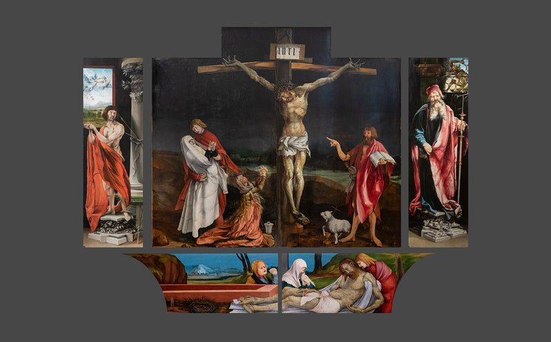 Lukket Issenheim-altertavle - Matthias Grünewald
