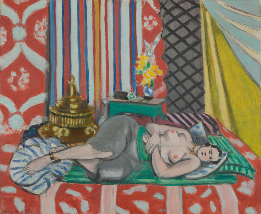 Reproduction du tableau « Odalisque à la culotte grise - Henri Matisse » par Alpha Reproduction en peinture à l’huile
