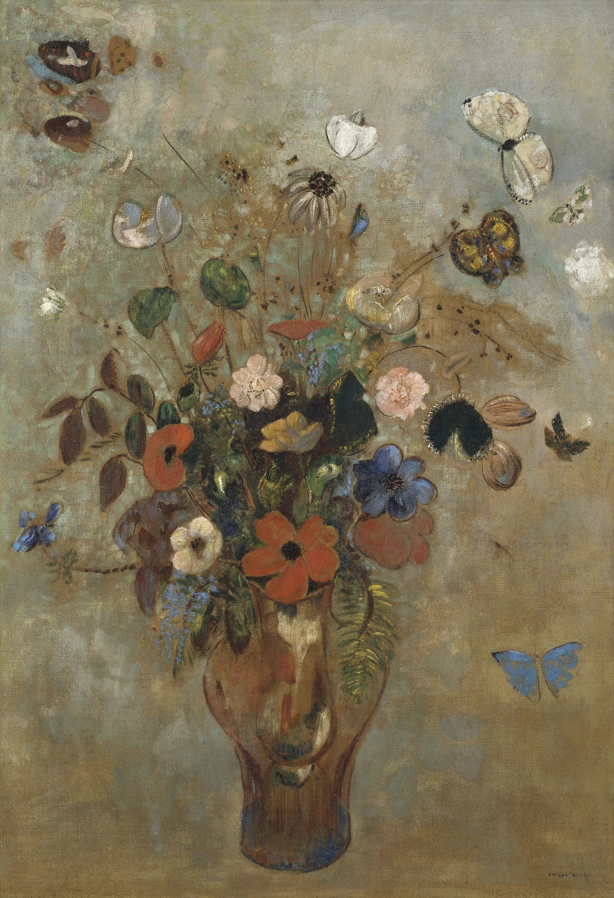 Nature morte aux fleurs - Odilon Redon - Alpha Reproduction