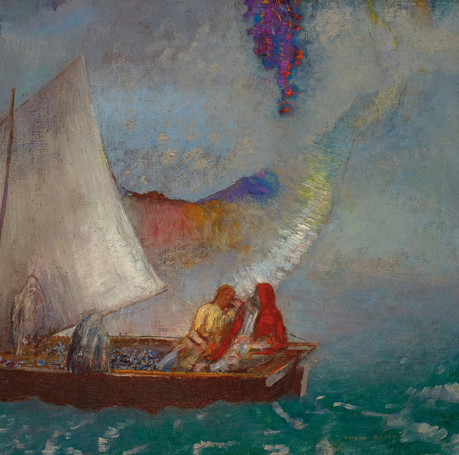 Den grå seil - Odilon Redon
