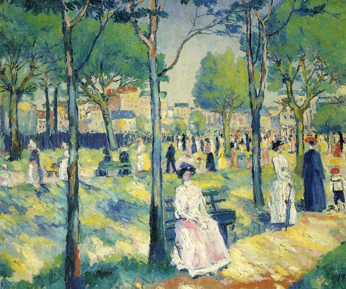 Sur le boulevard - Kazimir Malevich