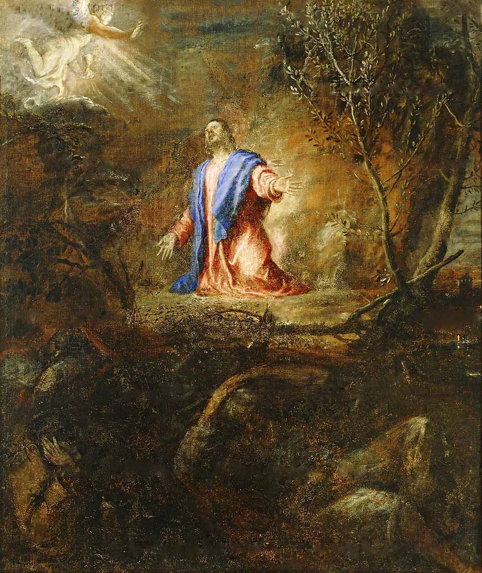 Le Christ sur le mont des Oliviers - Titian