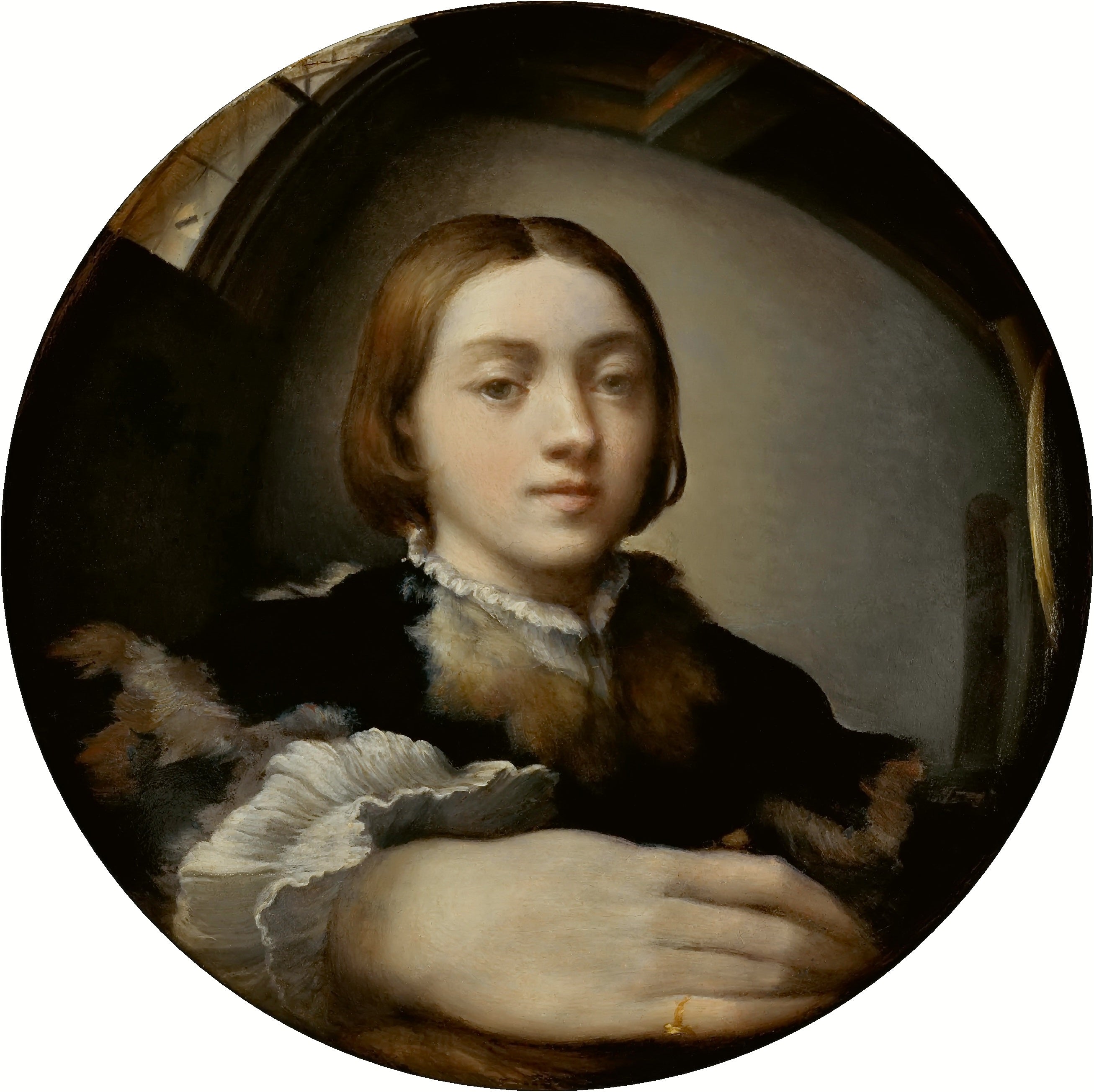 Autoportrait dans un miroir convexe - Parmigianino