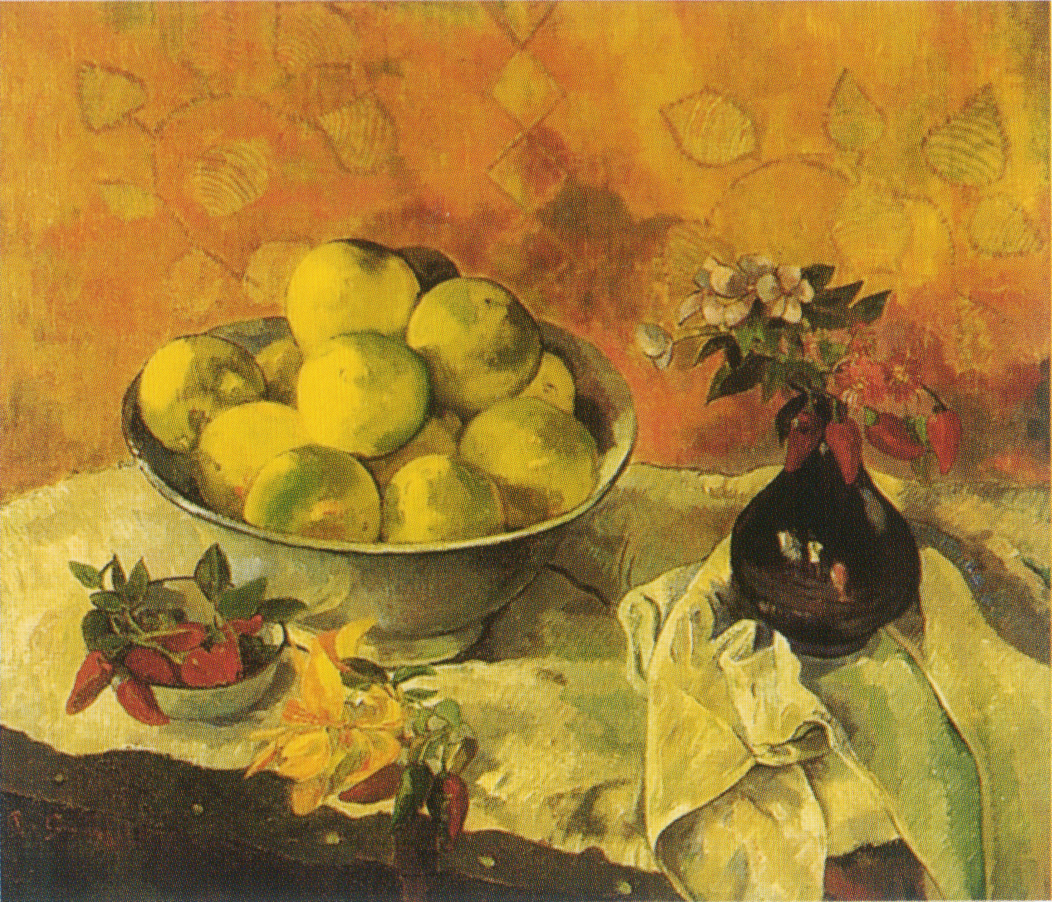 Reproduction du tableau « Nature morte aux pamplemousses - Paul Gauguin » par Alpha Reproduction en peinture à l’huile