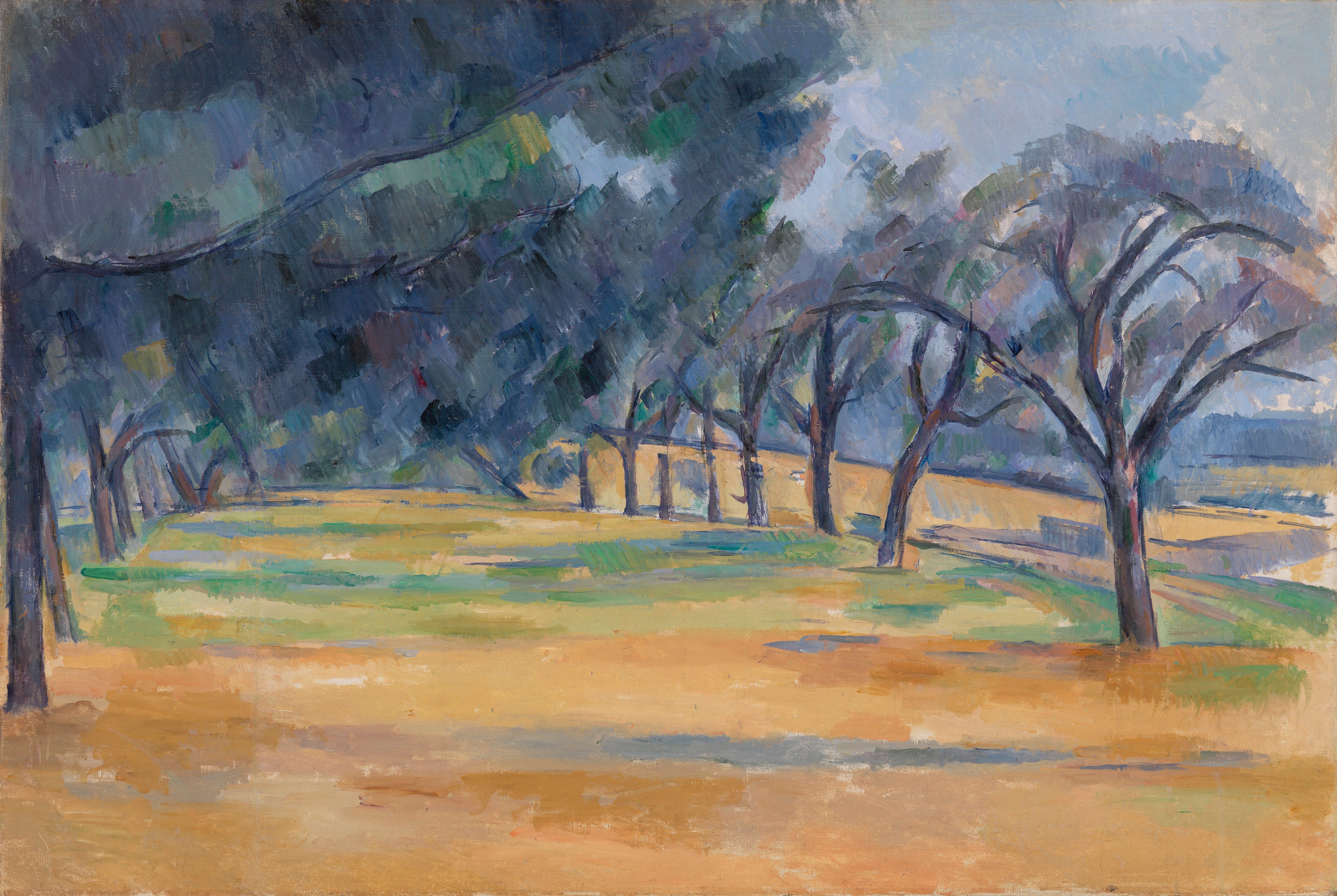 Reproduction du tableau « L'Allée de Marines - Paul Cézanne » par Alpha Reproduction en peinture à l’huile