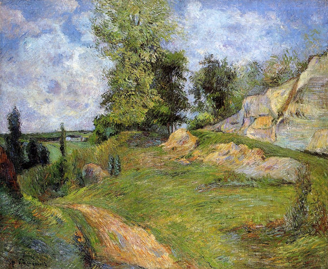 Kålbruddene, nær Pontoise - Paul Gauguin