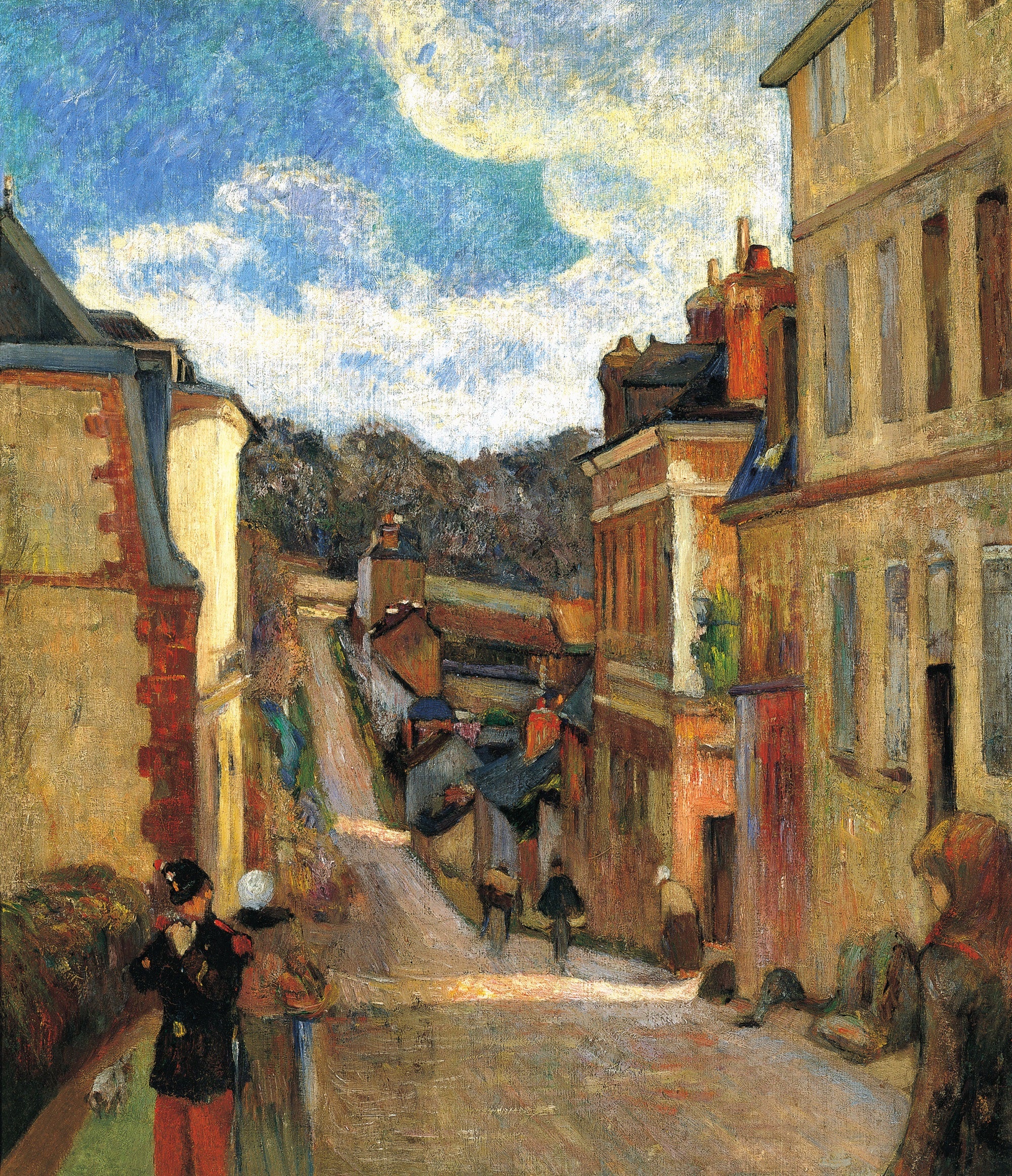 Reproduction du tableau « Rue Jouvenet à Rouen - Paul Gauguin » par Alpha Reproduction en peinture à l’huile