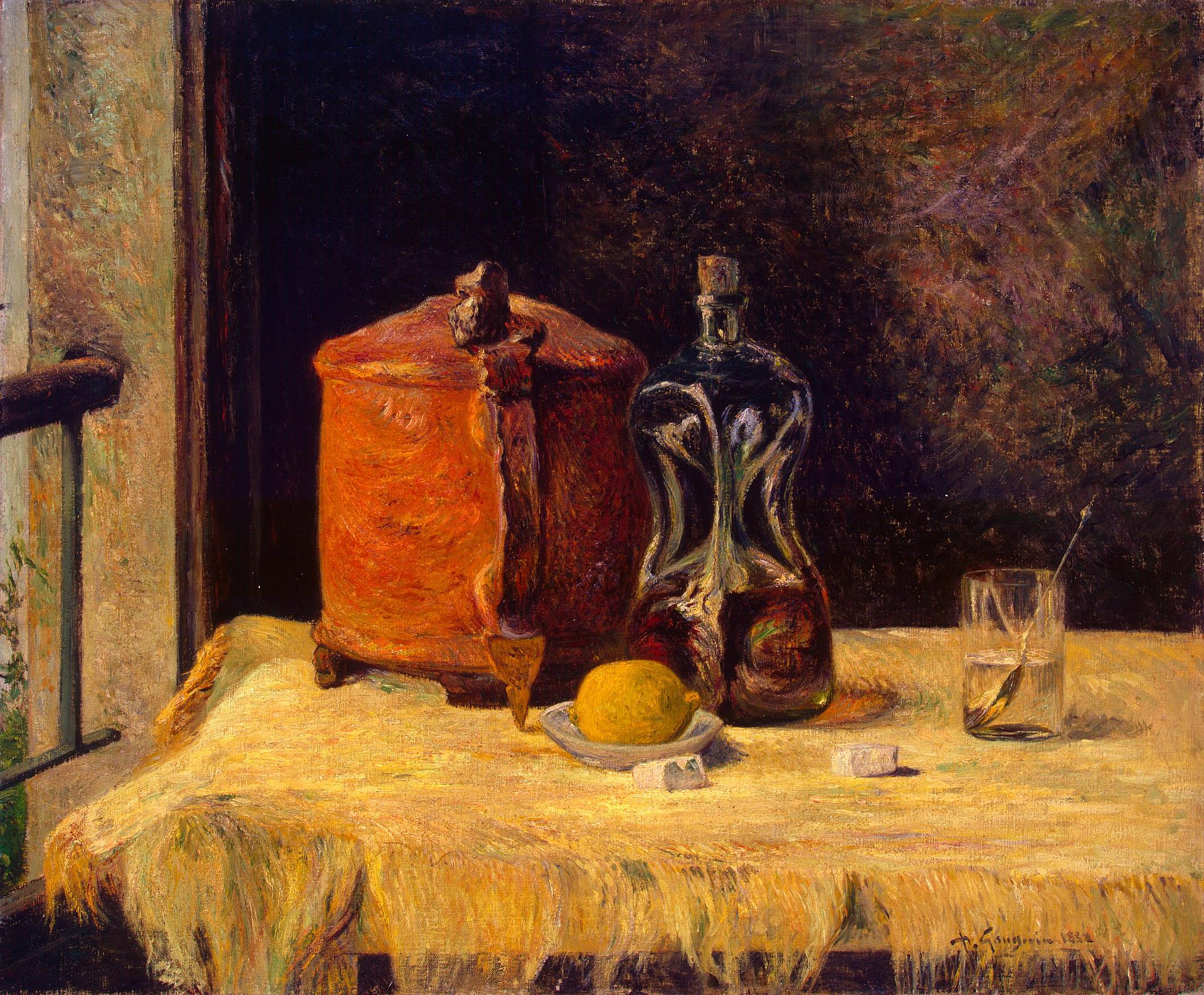 Stilleben ved vinduet - Paul Gauguin
