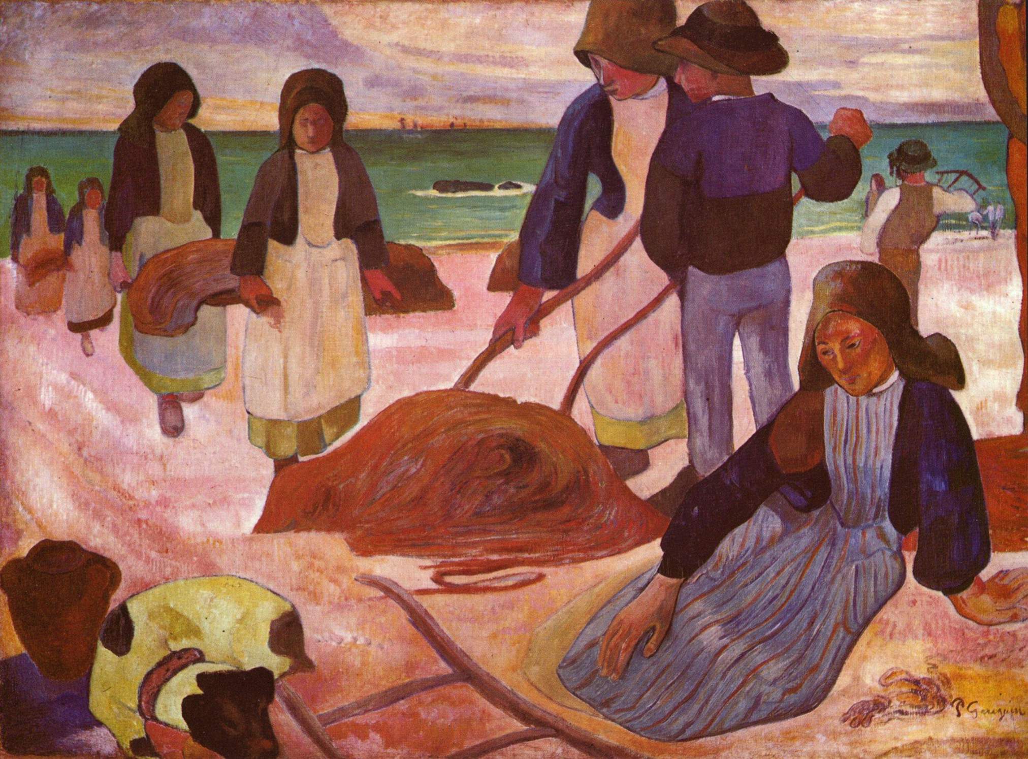 Tangplukkere (II) - Paul Gauguin