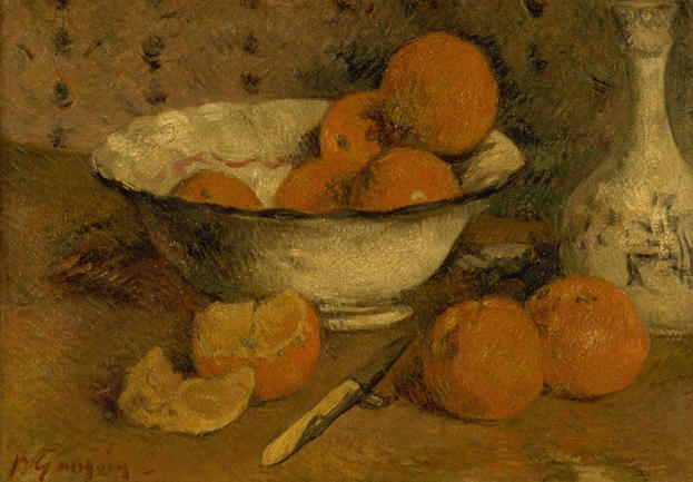 Stilleben med appelsiner - Paul Gauguin