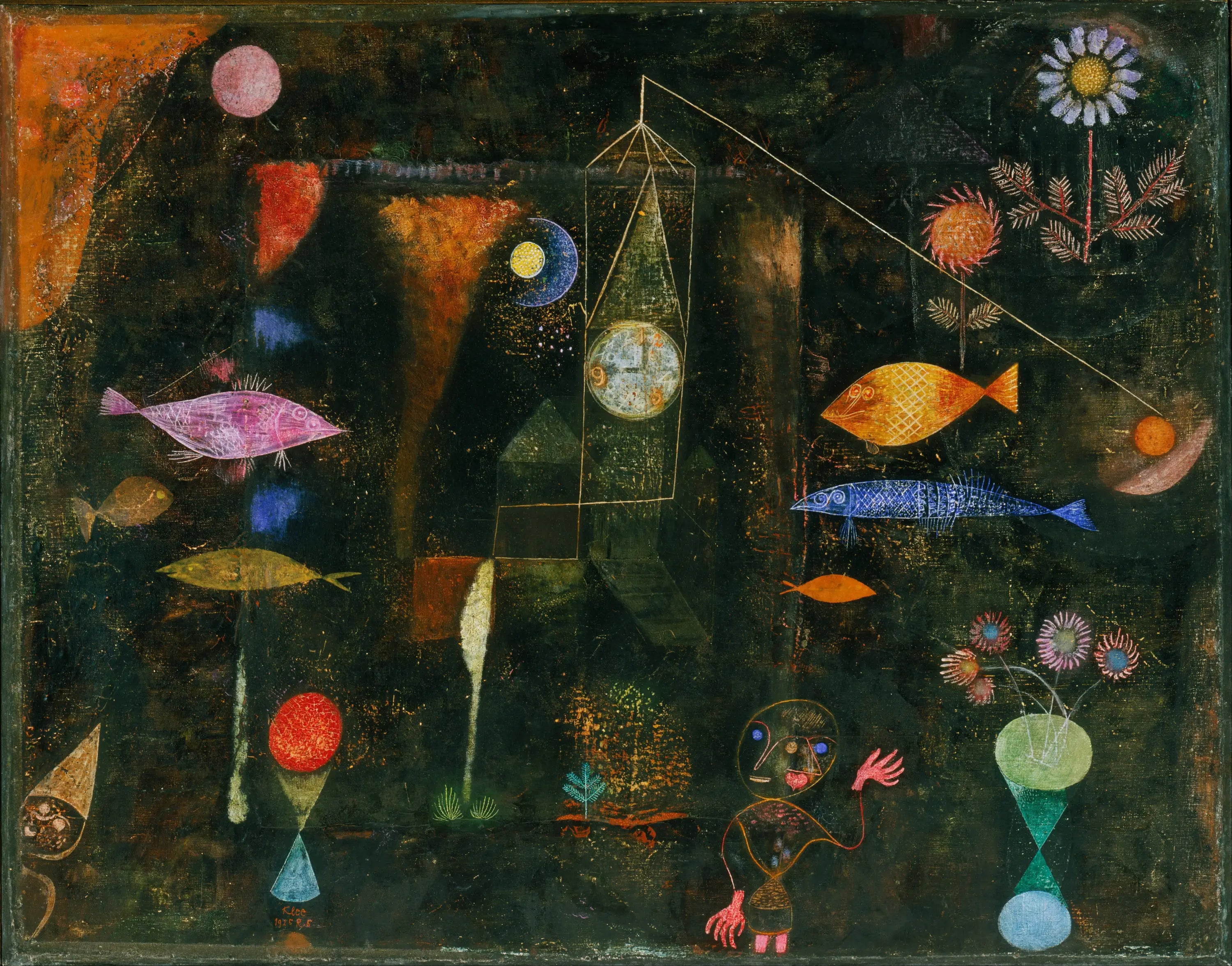 Magie des poissons - Paul Klee - Alpha Reproduction