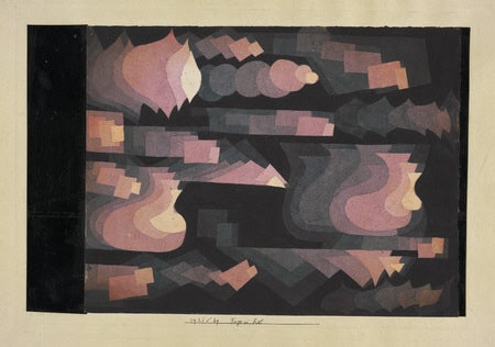 Fuge i rødt - Paul Klee