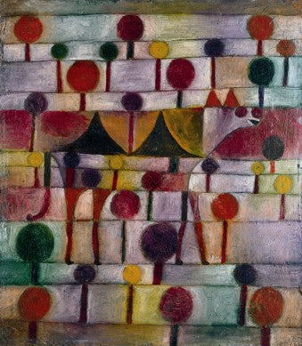 Kamel (i et landskap med rytmiske trær) - Paul Klee