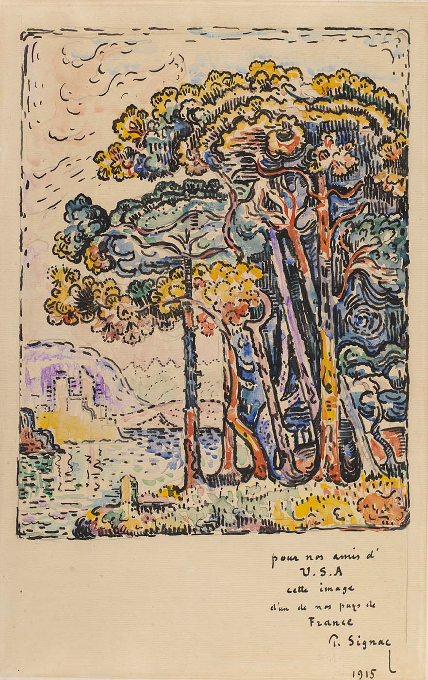 Reproduction du tableau « Paysage - Paul Signac » par Alpha Reproduction en peinture à l’huile