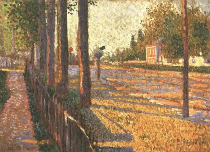 Veien til Pontoise - Paul Signac
