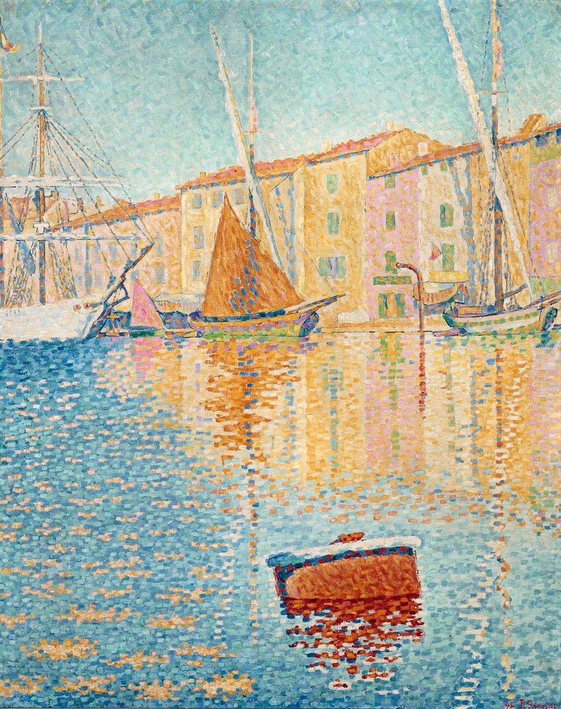Den røde bøye - Paul Signac