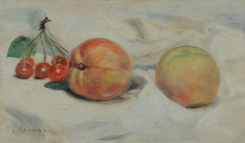 Fersken og kirsebær - Pierre-Auguste Renoir