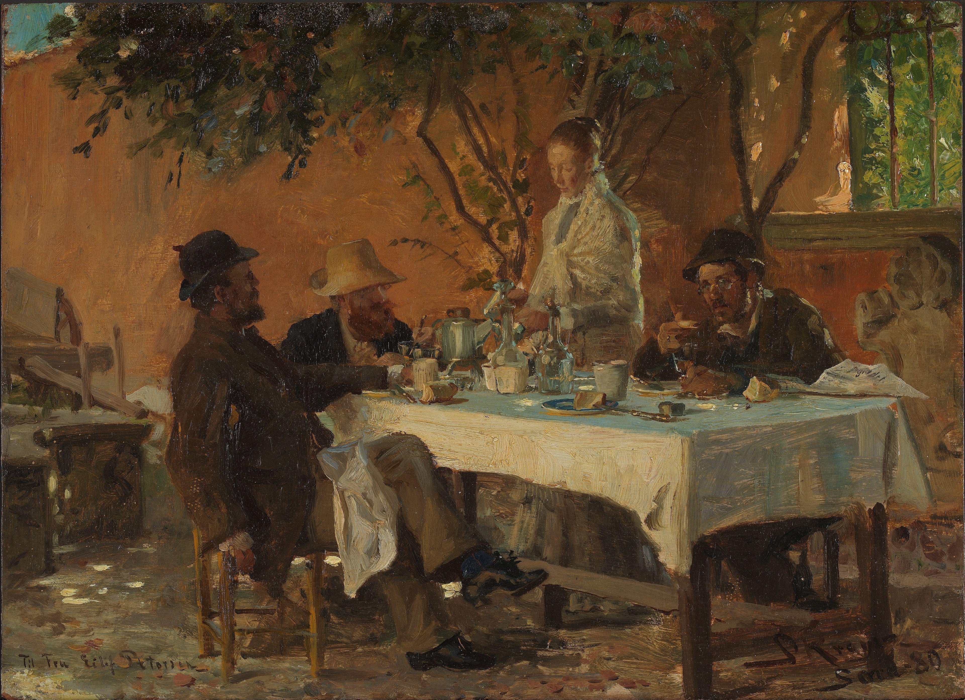 Frokost i Sora - Peder Severin Krøyer