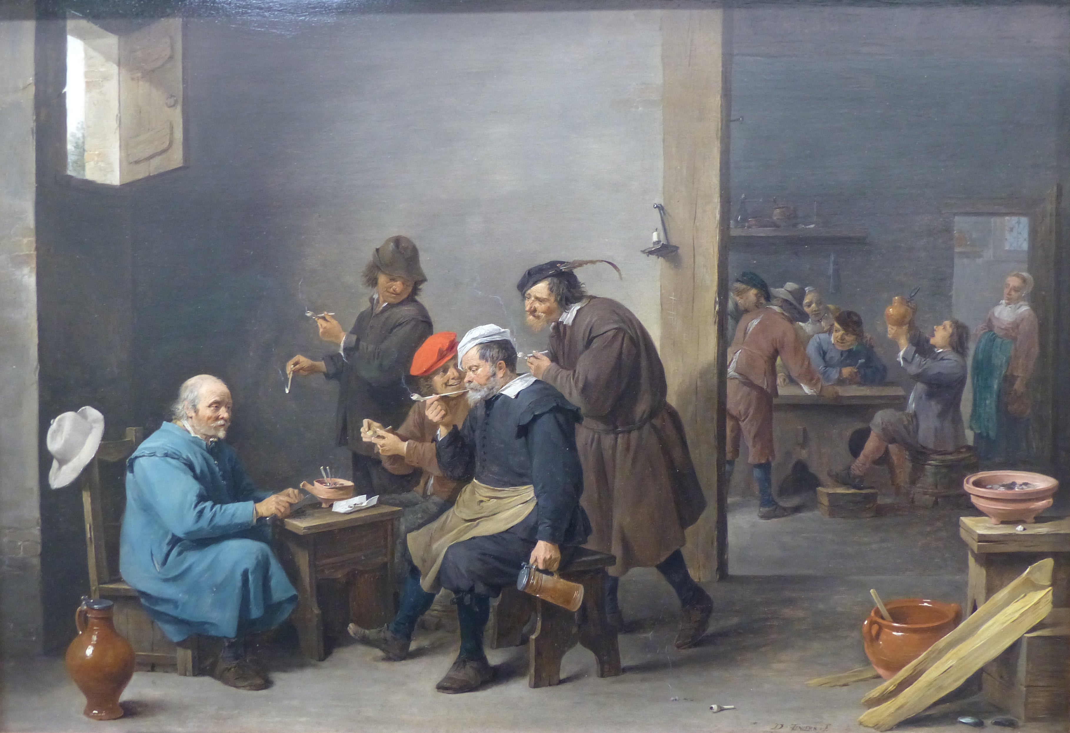 Tabagie - "L'homme au chapeau blanc" - David Teniers le Jeune