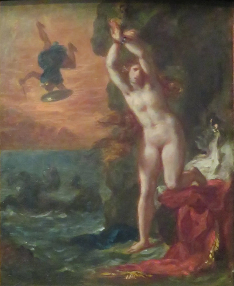 Perseus og Andromeda - Eugène Delacroix